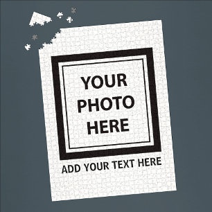 Foto hochladen und Text hinzufügen - Anpassen Puzzle