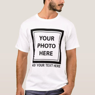 Foto hochladen und Text hinzufügen - Anpassen T-Shirt