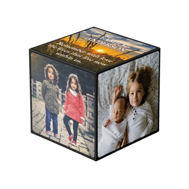 Foto hochladen würfel (Vorderseite Schrägansicht)