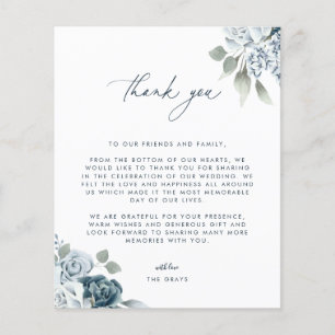 Foto Hochzeit Dankeschön-Karte