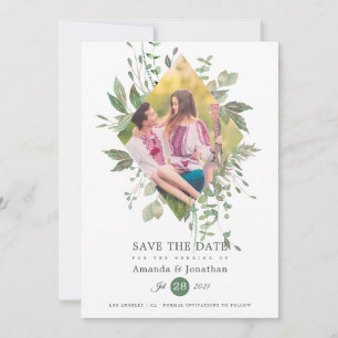Foto Hochzeit der Wasserfarben Save The Date
