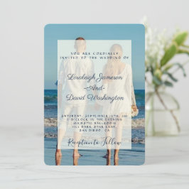 Foto Hochzeit Einladung