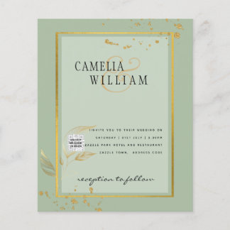 FOTO Hochzeit - Einladung Save the Date Flyer