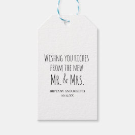 Foto Hochzeit Geschenkanhänger