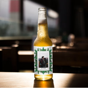Foto Hochzeit von Winterbaumbranchen Bierflaschenetikett