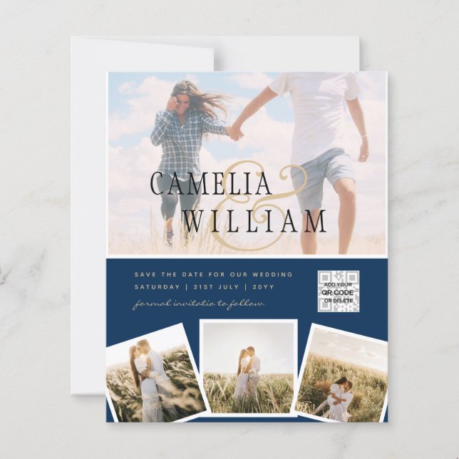 FOTO Hochzeitaufenthalt Rett Datum QR-Code (Vorderseite)