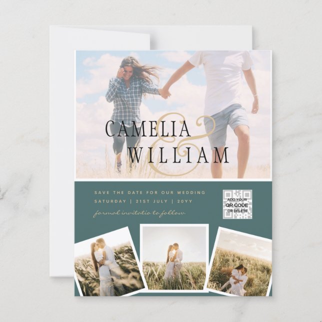 FOTO Hochzeitaufenthalt Rett Datum QR-Code (Vorderseite)