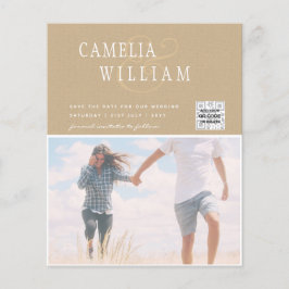 FOTO Hochzeitaufenthalt Rett Datum QR-Code Flyer