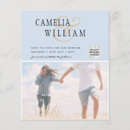 FOTO Hochzeitaufenthalt Rett Datum QR-Code Flyer