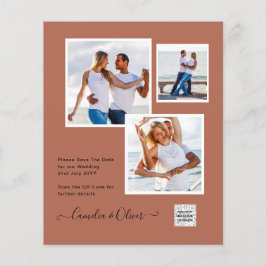 FOTO Hochzeitaufenthalt Rett Datum QR-Code Flyer