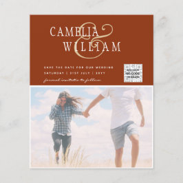 FOTO Hochzeitaufenthalt Rett Datum QR-Code Flyer