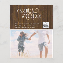 FOTO Hochzeitaufenthalt Rett Datum QR-Code Flyer