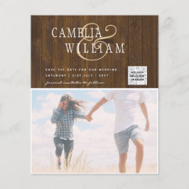 FOTO Hochzeitaufenthalt Rett Datum QR-Code Flyer