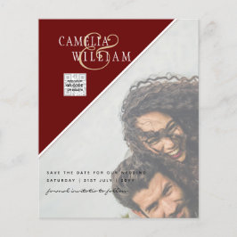 FOTO Hochzeitaufenthalt Rett Datum QR-Code Flyer