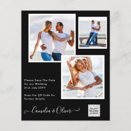 FOTO Hochzeitaufenthalt Rett Datum QR-Code Flyer