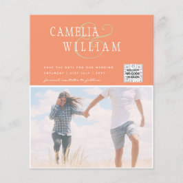 FOTO Hochzeitaufenthalt Rett Datum QR-Code Flyer