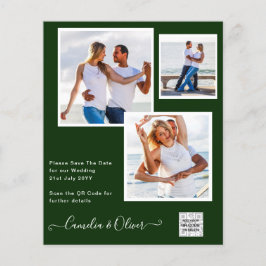 FOTO Hochzeitaufenthalt Rett Datum QR-Code Flyer