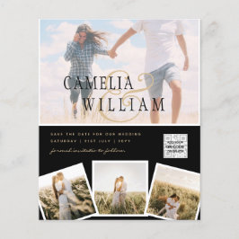 FOTO Hochzeitaufenthalt Rett Datum QR-Code Flyer