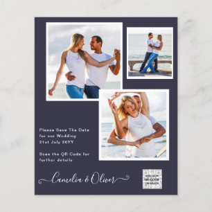 FOTO Hochzeitaufenthalt Rett Datum QR-Code Flyer