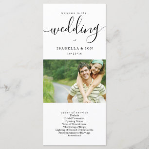 Foto-Hochzeits-Masse/Zeremonie-Programm-Fan Programm