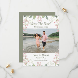 Foto Hochzeitseinladung Voranzeige Save The Date