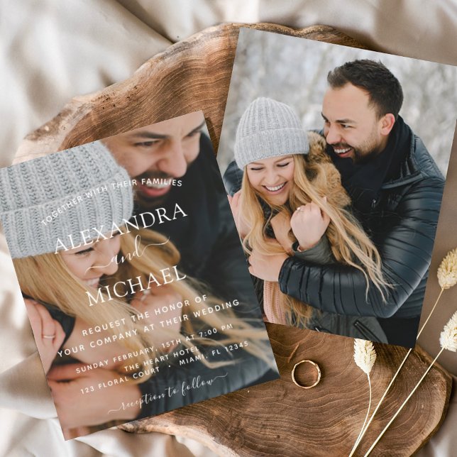 Foto Hochzeitseinladungen Flyer (Von Creator hochgeladen)