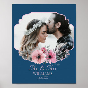 Foto-Hochzeitsporträt Hochzeitstag Poster
