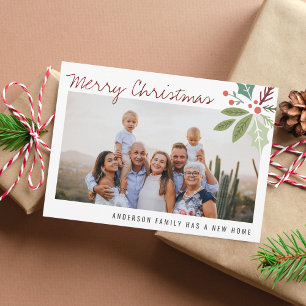 Foto Holiday Berry Foliage Weihnachtsreise Ankündigung