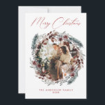 Foto Holiday Card Einladung<br><div class="desc">Erleben Sie in dieser Saison mit einer einzigartigen Urlaubskarte einen bleibenden Eindruck. Diese einfache Weihnachtsbaumkarte zeichnet sich durch ein sauberes,  modernes Design aus. Passen Sie es mit Ihren Informationen an und machen Sie es einzigartig!</div>