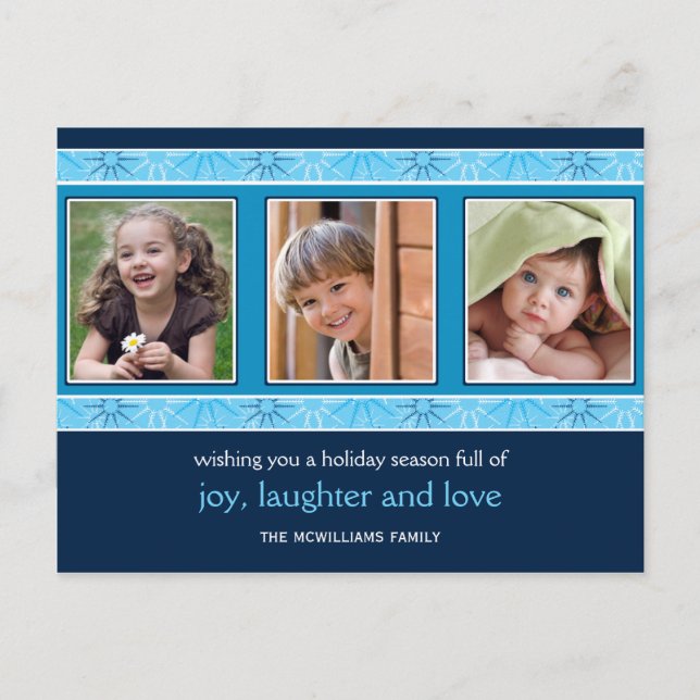 Foto Holiday Card Feiertagspostkarte (Vorderseite)