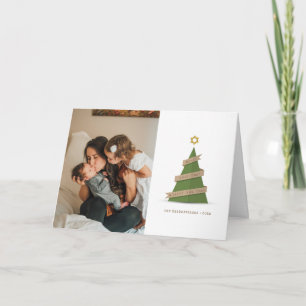 FOTO HOLIDAY CARD Weihnachtsbaum Feiertagskarte