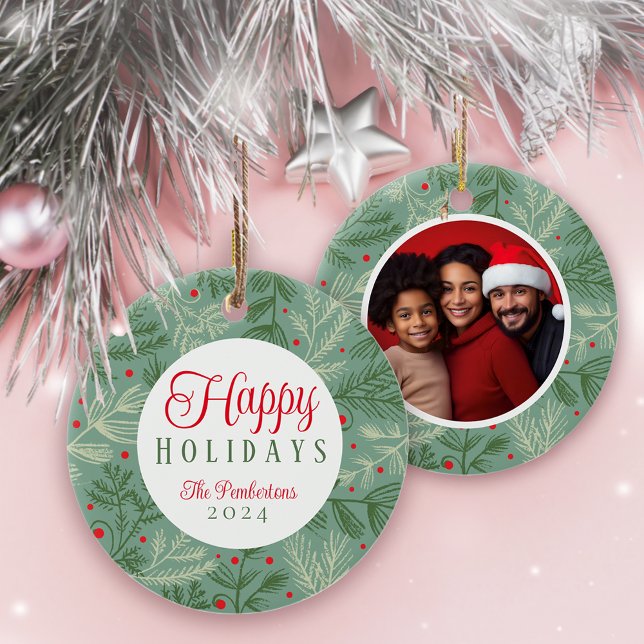 Foto Holiday Foliage Keramik Ornament (Von Creator hochgeladen)