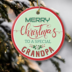 Foto Holiday Ornament für besondere Opa!