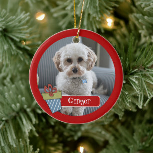 Foto Holiday Pet Keramik Ornament