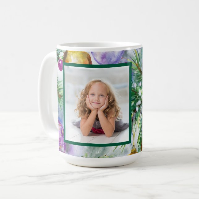 Foto Holiday Weihnachtsbaum Kaffeetasse (Vorderseite Links)