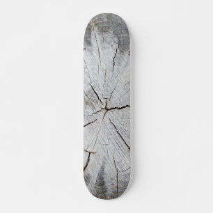 Foto Holzkörner, graue Pine Tree Art 1 Skateboard