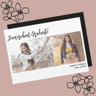 Foto Homeschool Abschluss Ankündigung