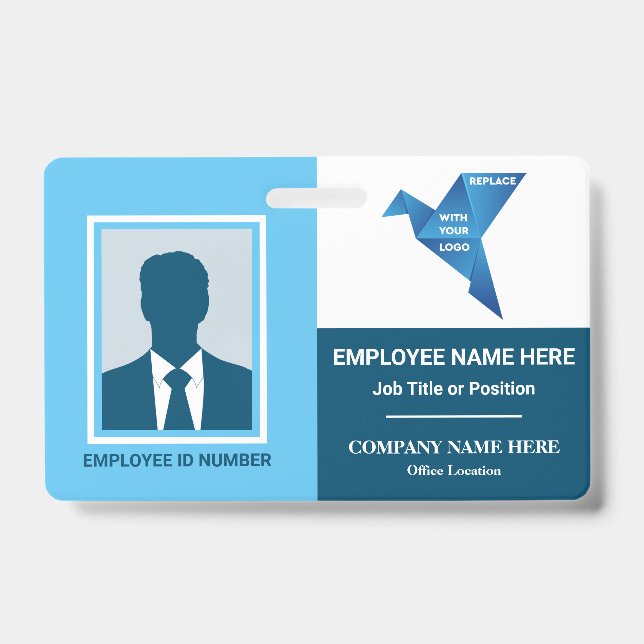 Foto Hospital Medical Company jede Farbvorlage Ausweis (Vorderseite)