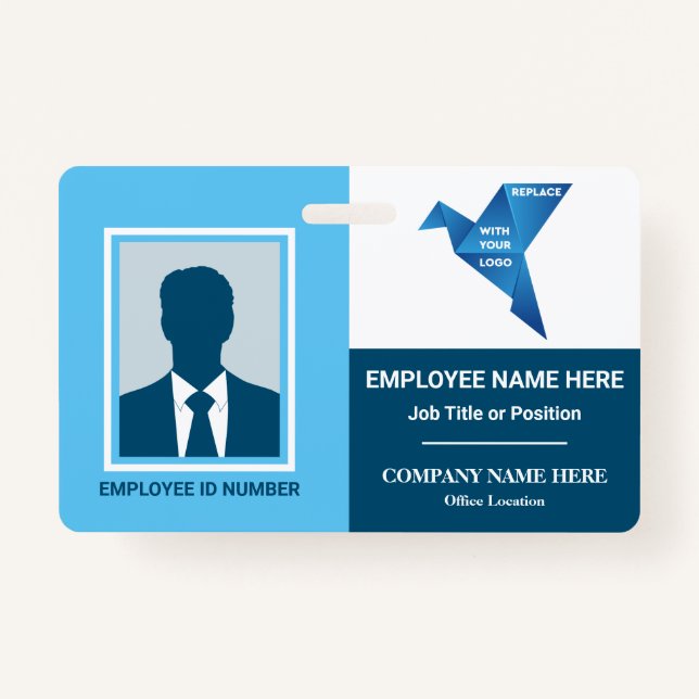 Foto Hospital Medical Company jede Farbvorlage Ausweis (Vorderseite)