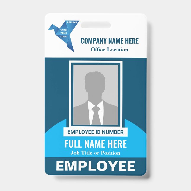 Foto Hospital Medical Company jede Farbvorlage Ausweis (Vorderseite)