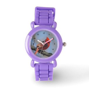 Foto hübsch Red Kardinal Armbanduhr