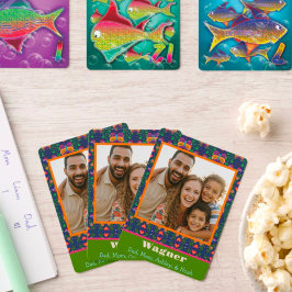 Foto Hübscher Volksschmetterlingsfliege Blume nach Spielkarten