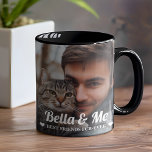 Foto-Hund oder Cat Lover-Tasse für immer Liebe Tasse<br><div class="desc">Verwöhnen Sie sich in Wärme und Erinnerungen mit der Fur-ever Liebe Foto Collage Tasse, die speziell für Hunde- und Katzenliebhaber entwickelt wurde. Mit einem individuell gestaltbaren Layout, in dem Sie Ihre Lieblings-Fotos präsentieren können, schaffen Sie eine herzliche Hommage an Ihren Pelzbegleiter. Die Tasse ist mit einem subtilen paw print Overlay...</div>