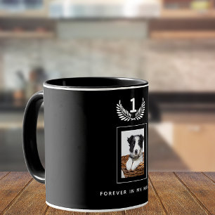 Foto-Hundehund-Haustier schwarz Tasse