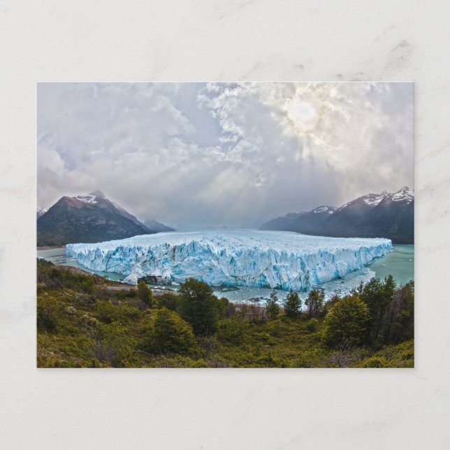 Foto Icy Glacier Südamerika Patagonia Postkarte (Vorderseite)