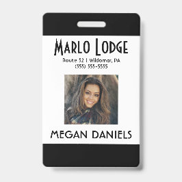 Foto-ID-Abzeichen für benutzerdefinierte Mitarbeit Ausweis