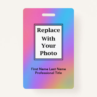 Foto-ID-Abzeichen für Geschäftspartner Ausweis