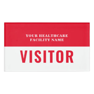 Foto-ID-Abzeichen für Ihr Health Care Company Namenschild