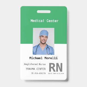 Foto-ID-Abzeichen für personalisierte Krankenhaus Ausweis