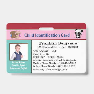 Foto-ID-Ausweis Individuelle Karte Abzeichen Ausweis